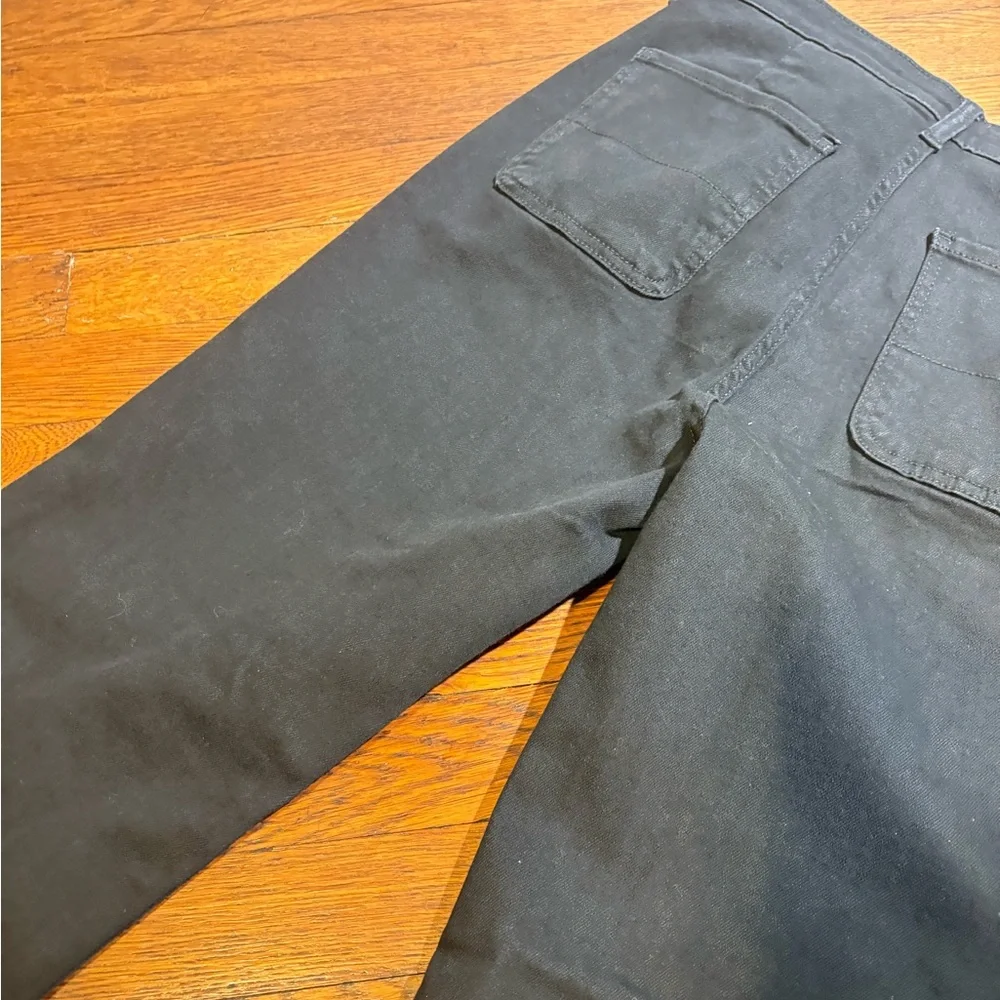 Old Navy Women’s Black Extra High Rise 360 Stretch Trouser Flare Jeans Size 6 - Picture 11 of 14